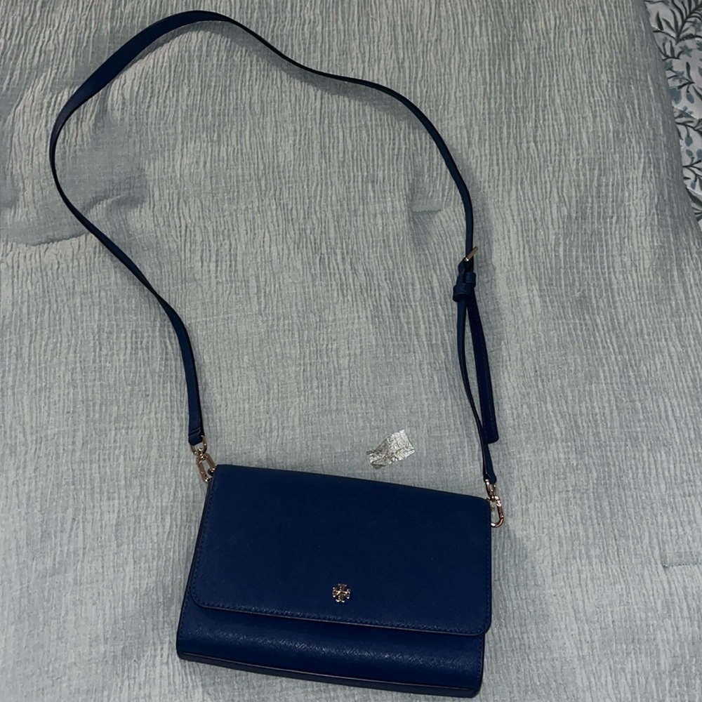 Royal blue Tory Burch purse